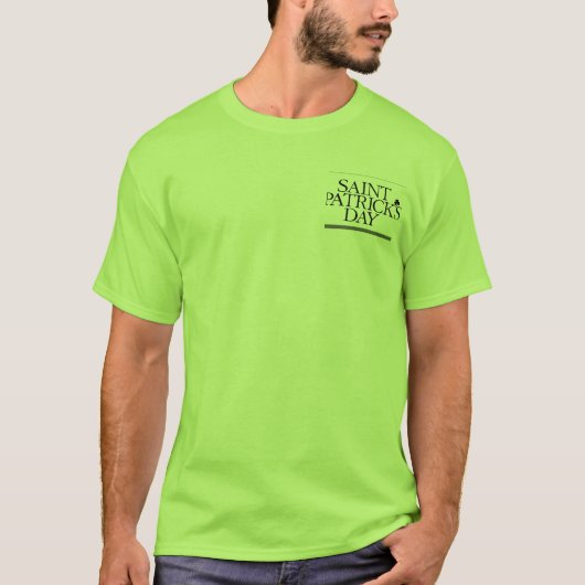 T-shirt Saint Patrick's Day (Devant)