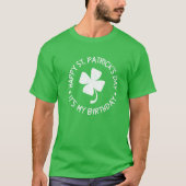 T-shirt Saint Patrick's Day C'est mon Shamrock d'anniversa (Devant)