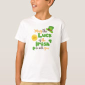 T-shirt Saint Patrick's Day, Chance Des Irlandais, Clovers (Devant)