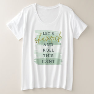 T-shirt Saint Patrick's Day Chiropractic Plus Size