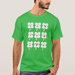 T-shirt Saint Patrick's Day Cute Graphic Clover Kids