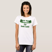 T-shirt Saint Patrick's Day - Frapper mes Shamrocks pour l (Devant entier)