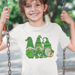 T-shirt Saint Patrick's Day Green Gnomes Gnomes