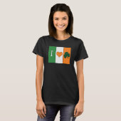 T-shirt Saint Patrick's Day I Love Ireland Lucky Charm Pad (Devant entier)