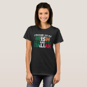 T-shirt Saint Patrick's Day Irish Italian St Paddy's Day   (Devant entier)