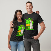 T-shirt Saint Patrick's Day Jack Russell Terrier Shamrock  (Unisexe)
