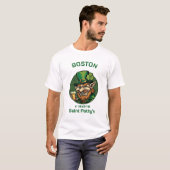 T-shirt Saint Patrick's Day Leprechaun (Devant entier)