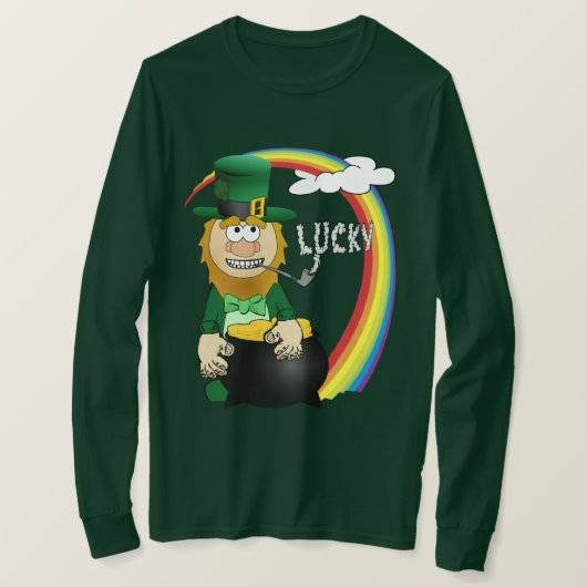 T-shirt Saint Patrick's Day Leprechaun (Design devant)