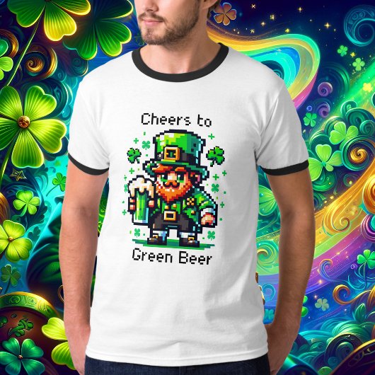 T-shirt Saint Patrick's Day Leprechaun | Bravo à la bière