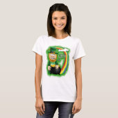 T-shirt Saint Patrick's Day LeprechaunT-Shirt (Devant entier)