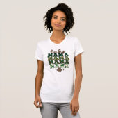 T-shirt Saint Patrick's Day Lucky Mama Shamrock de trèfle (Devant entier)