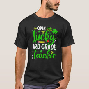 T-shirt Saint Patrick's Day One Lucky 3E Grade Enseignant