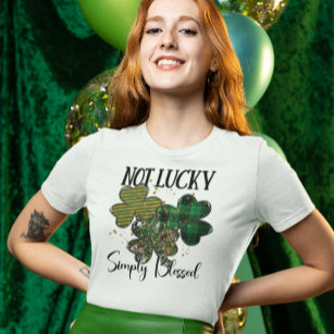 T-shirt Saint Patrick's Day Pas chanceux Tout simplement b