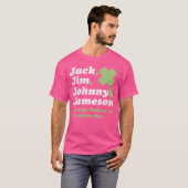 T-shirt Saint Patricks Day s Jack Jim Johnny Jameson Fathe (Devant entier)