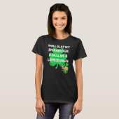 T-shirt Saint Patrick's Day T Shirt Leprechaun Slap My Sha (Devant entier)