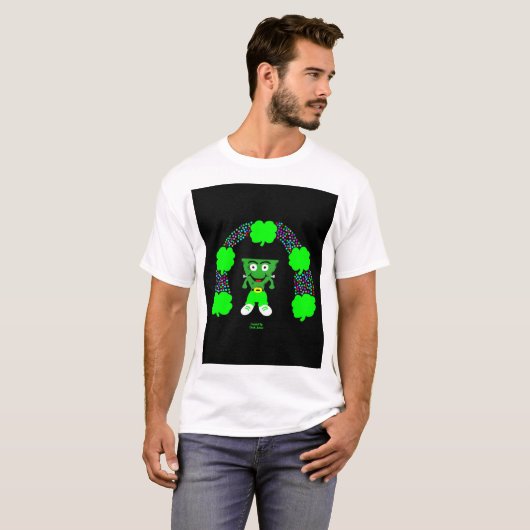 T-shirt Saint Patrick's FrankenCheese Hommes White T Shirt (Devant entier)