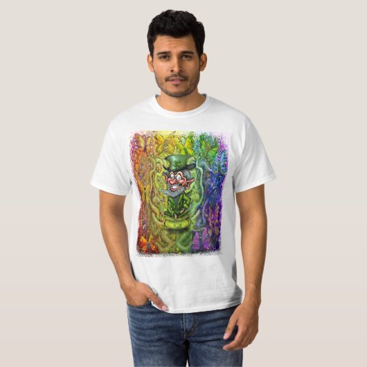 T-shirt Saint Patrick's Rainbow Magic (Devant entier)