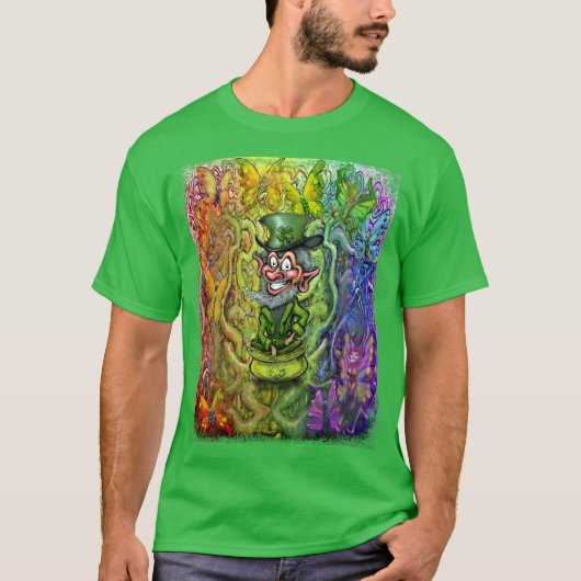 T-shirt Saint Patrick's Rainbow Magic (Devant)
