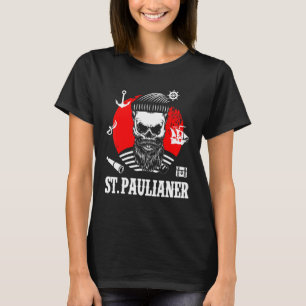T-shirt Saint Pauli Hambourg Crâne Paulian Saint Pauli