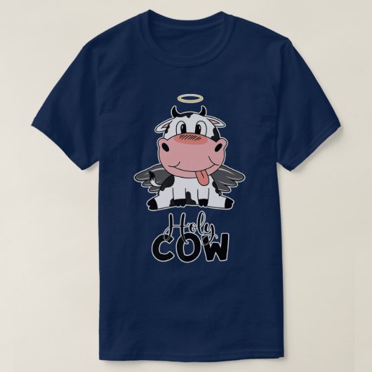 T-shirt Saint Pun de vache Cute Kawaii Manga Cattle Hein F (Design devant)
