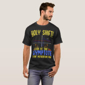 T-shirt Saint Shift Regardez l'Asymptote Math Holy Shift (Devant entier)