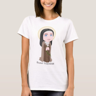 T-shirt Saint Therese de catholique mignon de Lisieux