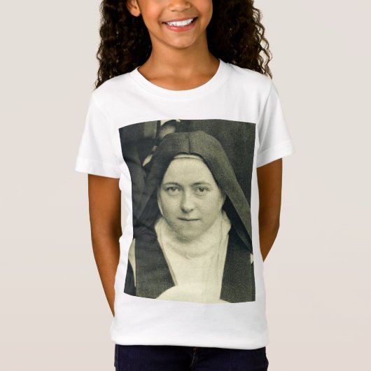 T-Shirt Saint Thérèse de l'Enfant Jésus et la Sainte Face (Devant)