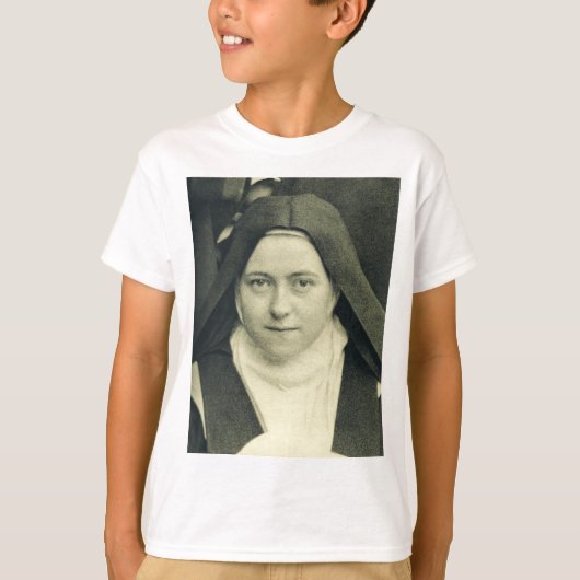 T-shirt Saint Thérèse de l'Enfant Jésus et la Sainte Face (Devant)