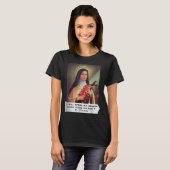 T-shirt Saint Thérèse de Lisieux Saint Thérèse de l'Enfant (Devant entier)