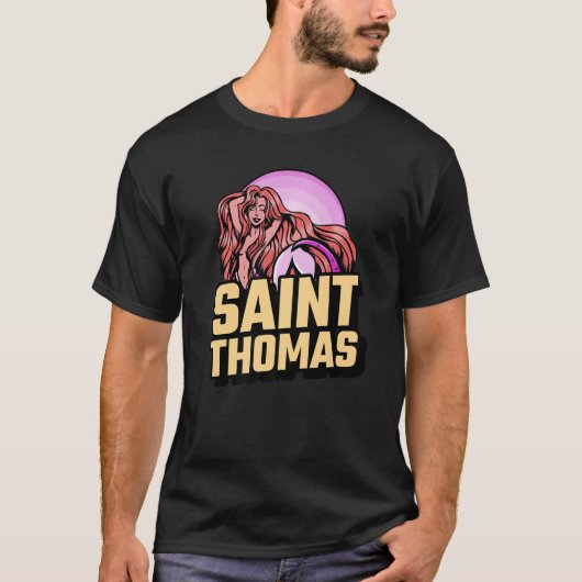 T-shirt Saint Thomas US Virgin Islands Premium (Devant)