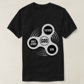 T-shirt Saint-Trinity Christian Fidget Spiner (Design devant)