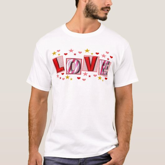 T-shirt Saint Valentin amour (Devant)