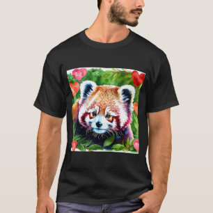 T-shirt Saint Valentin Amour Coeur Rouge Panda Girlfriend 