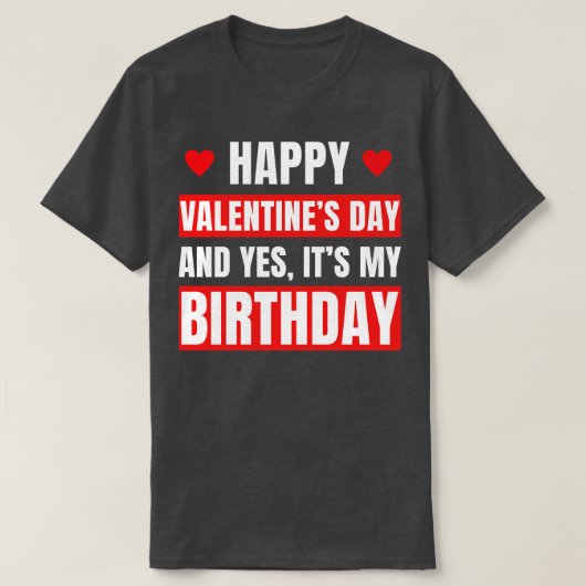 T-shirt Saint Valentin Anniversaire Saint Valentin Anniver (Design devant)