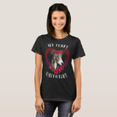T-shirt Saint Valentin Chien gris Saint Valentin 12 (Devant entier)