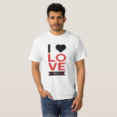 T-shirt Saint Valentin Coeur Amour Couples Idée Cadeau mig (Devant entier)