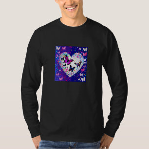 T-shirt Saint-Valentin Cœur Amour Petite amie Fiancée Épou