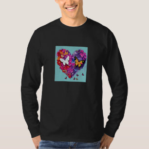T-shirt Saint-Valentin Cœur Amour Petite amie Fiancée Épou