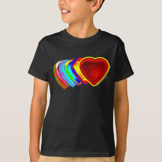 T-shirt Saint Valentin Coeur Art Abstrait