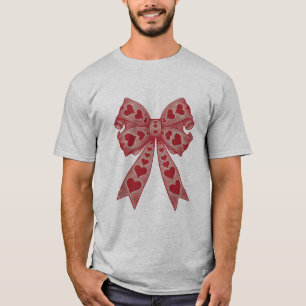 T-shirt Saint Valentin Coeur Coquette arc Retro Valentine