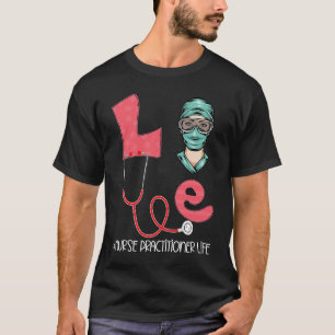 T-shirt Saint Valentin Coeur Stethoscope Infirmière Funny 
