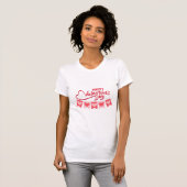 T-shirt Saint Valentin Coeurs roses mignons (Devant entier)