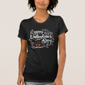 T-shirt Saint Valentin Dachshund (Devant)