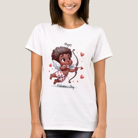 T-shirt Saint-Valentin de Cupidon (Devant)