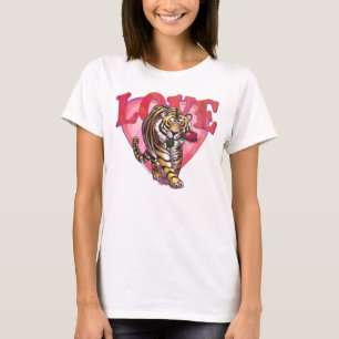 T-shirt Saint Valentin de Tigre