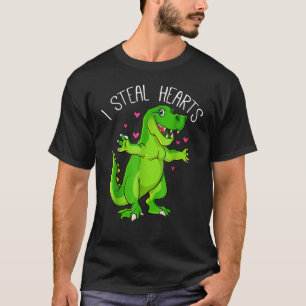 T-shirt Saint Valentin Dinosaure I Coeurs volés Valentine
