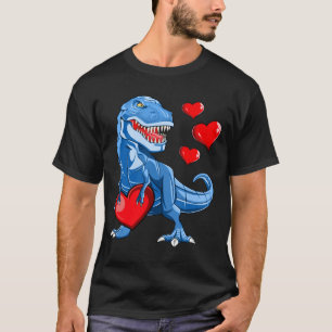 T-shirt Saint Valentin Dinosaure T rex Lover I Steal Heart
