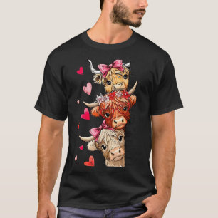 T-shirt Saint Valentin drôle Amateur de Vache des Highland