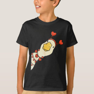 T-shirt Saint-Valentin drôle Silly Gooses Canard Cœur Amou