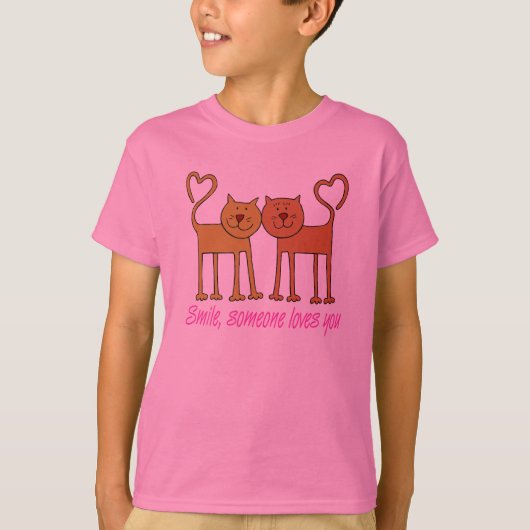 T-shirt Saint Valentin en amour (Devant)